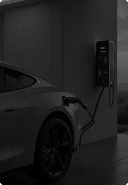 EV charger in action