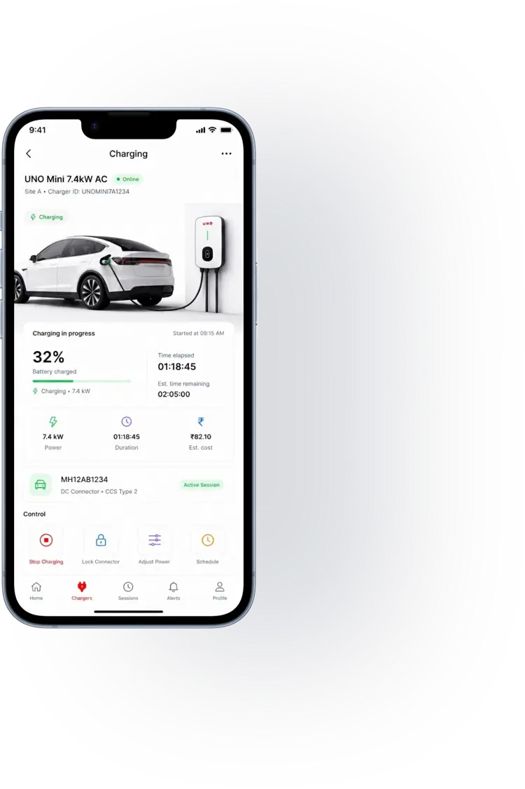 UNO Charger App Screen 1